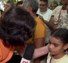 Antonela, de 8 anos, falou sobre a saudade da m&atilde;e, que morreu h&aacute; dois meses.