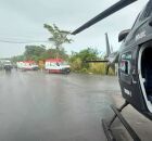 V&iacute;tima foi socorrida em estado grave pela equipe aerom&eacute;dica da PRF e do SAMU, enquanto o ciclista tamb&eacute;m ficou ferido.
