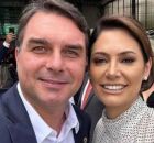 Fl&aacute;vio e Michelle Bolsonaro