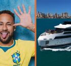 Novo superiate de Neymar de R$ 120 milh&otilde;es faz parada no Recife.