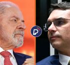 Lula e Fl&aacute;vio Bolsonaro.
