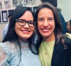 Michele Collins e Raquel Lyra.