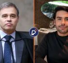 Ministro Andr&eacute; Mendon&ccedil;a, do STF, e o publicit&aacute;rio Thiago Miranda.