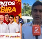 Prefeito de Tabira, Fl&aacute;vio Marques, do PT, divulga arte com apoio a Lula e Raquel