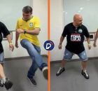 Pulga Chora Boy e Fl&aacute;vio Bolsonaro.