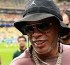 Ronaldinho Ga&uacute;cho est&aacute; nos EUA para acompanhar a Copa do Mundo.