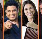 Shirley Carvalhaes, Marcos Ant&ocirc;nio, Alice Maciel e Kim Catedral.