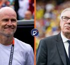 Stale Solbakken e Carlo Ancelotti, t&eacute;cnicos da Noruega e do Brasil.