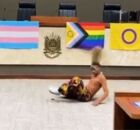 Vereadora travesti promove desfile LGBT na C&acirc;mara.