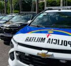 Viaturas entregues pelo Governo de Pernambuco.