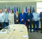 Mano Medeiros e comitiva em reuni&atilde;o na Sudene no Recife