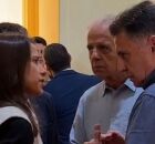 Encontro entre Raquel Lyra, Jos&eacute; M&uacute;cio e Coronel Meira no Pal&aacute;cio do Campo das Princesas.