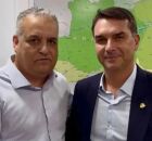 Alfredo Gaspar e Fl&aacute;vio Bolsonaro.