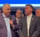 Alfredo Gaspar e Fl&aacute;vio Bolsonaro.
