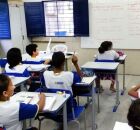 Alunos em escola municipal do Recife