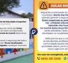 Aulas de Paulista e Jaboat&atilde;o s&atilde;o suspensas.