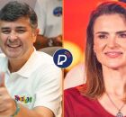 Eduardo da Fonte e Mar&iacute;lia Arraes em disputa ao senado