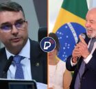 Fl&aacute;vio Bolsonaro e Lula 