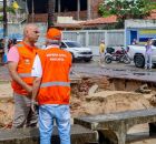A&ccedil;&atilde;o emergencial na Orla do Janga.