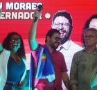 Ivan Moraes, Alice Gabino e Paulo Rubem Santiago em conven&ccedil;&atilde;o