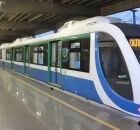 Tr&ecirc;m VLT do metr&ocirc; do Recife