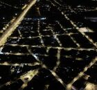 Cidade iluminada em Pernambuco