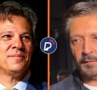 O prefeito de S&atilde;o Paulo, Ricardo Nunes (MDB), e o candidato do PT ao governo paulista, Fernando Haddad.