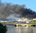 Inc&ecirc;ndio em f&aacute;brica de fertilizantes no Recife.