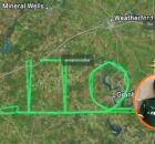 A homenagem foi realizada a bordo de um Cessna 150M e chamou aten&ccedil;&atilde;o nas redes sociais. O voo durou pouco mais de tr&ecirc;s horas, segundo dados do site FlightRadar24.