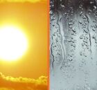 Calor e chuva contrastam tempo no Nordeste.