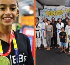 Tricampe&atilde; pernambucana de taekwondo, Ana Beatriz, de 14 anos, busca apoio para disputa nacional