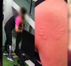 Viol&ecirc;ncia foi registrada por c&acirc;mera.
