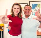 Mar&iacute;lia Arraes e Bebe &Aacute;gua.