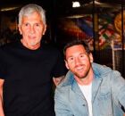 Lionel Messi e Jorge Messi juntos.