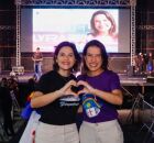 Raquel Lyra e Priscila Krause acompanham montagem da conven&ccedil;&atilde;o deste domingo