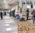 Obras em hospitais no Recife.