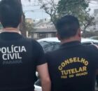 Pol&iacute;cia prende casal suspeito de vender filho.