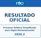 Processo Seletivo da FMO. 