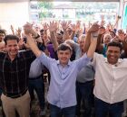 Eduardo da Fonte em encontro pol&iacute;tico
