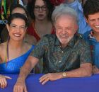 Raquel Lyra e Jo&atilde;o Campos com Lula no Carnaval 