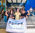 Mano Medeiros no Sindicato dos Enfermeiros de Pernambuco