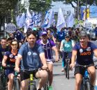 Felipe Alecrim e Renato Antunes re&uacute;nem mais de 300 ciclistas em passeio pelo Zona Norte do Recife 