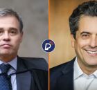 Ministro Andr&eacute; Mendon&ccedil;a, do STF e empres&aacute;rio Ant&ocirc;nio Carlos Freixo J&uacute;nior.