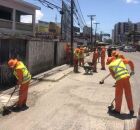 Corredor da Carlos de Lima Cavalcanti come&ccedil;a a receber requalifica&ccedil;&atilde;o asf&aacute;ltica.