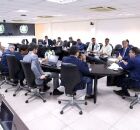 Reuni&atilde;o do grupo de trabalho para apoiar clubes pernambucanos de futebol.