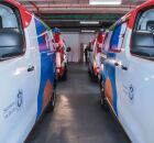Ambul&acirc;ncias entregues pelo Governo de Pernambuco.