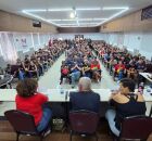 Assembleia de trabalhadores da Caixa.