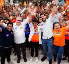 C&eacute;sar Ramos se re&uacute;ne com aliados em Igarassu.