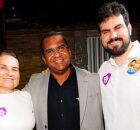 Elcione Ramos, Naate Gomes e C&eacute;sar Ramos. 