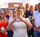 Em Igarassu, prefeita Elcione Ramos entrega nova Pra&ccedil;a da Bica com academia, quadra e playground.